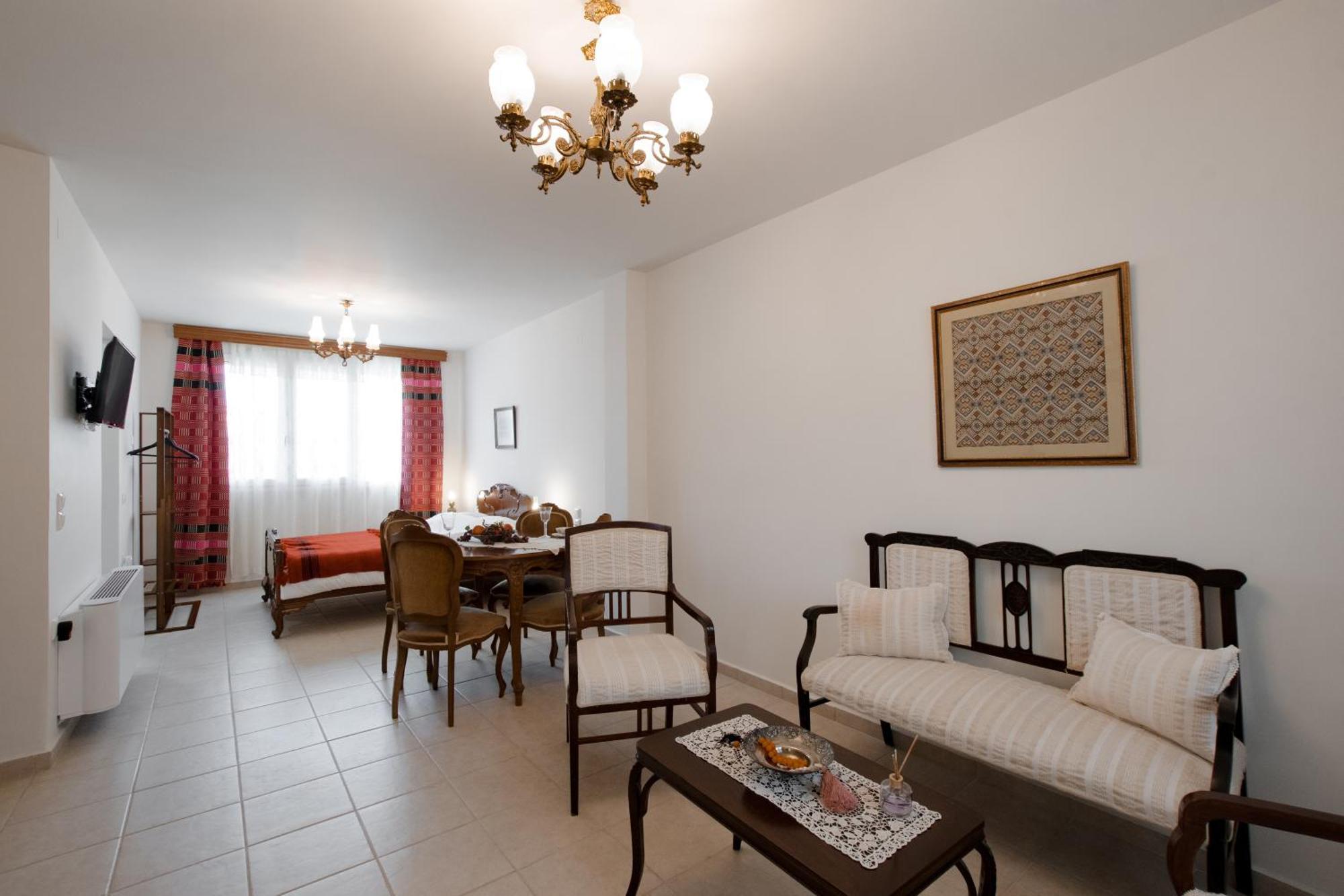 Апартаменты Prasini Folia - Studio Mesili Аногея Экстерьер фото